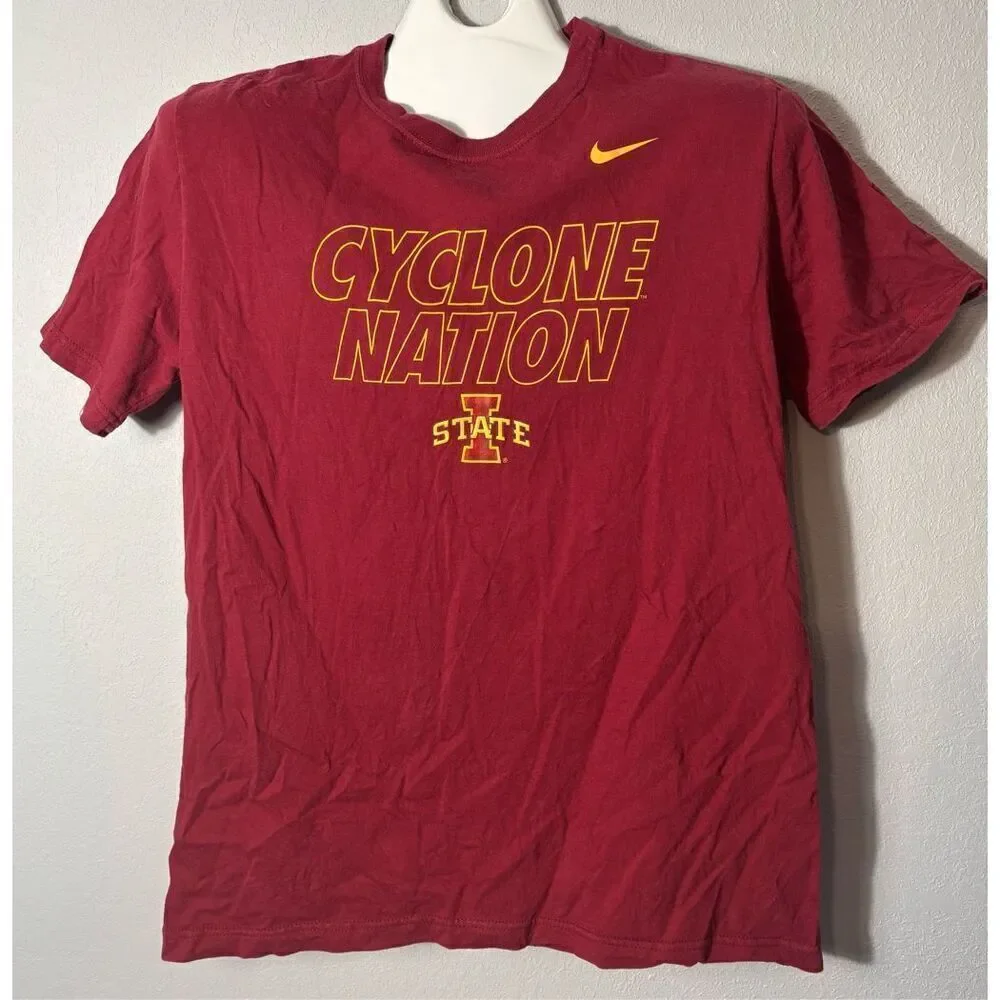 Nike Iowa State Cyclones T Shirt Red Nike Size Large